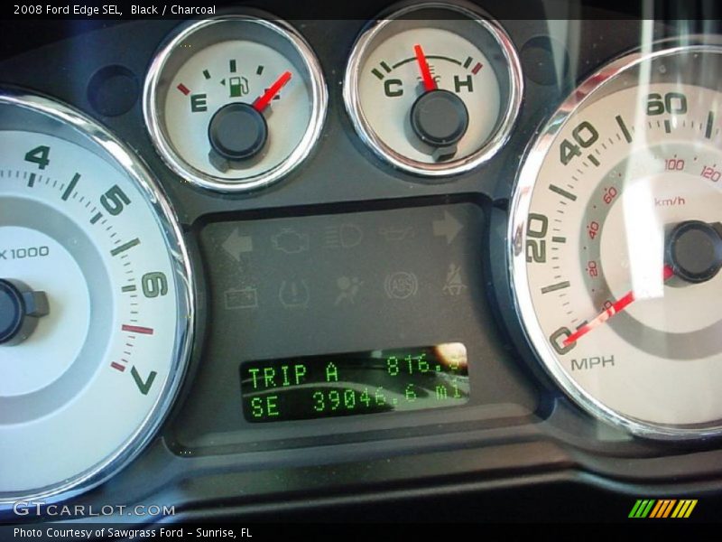 Black / Charcoal 2008 Ford Edge SEL