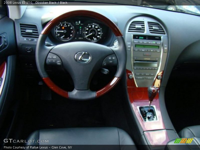 Obsidian Black / Black 2008 Lexus ES 350