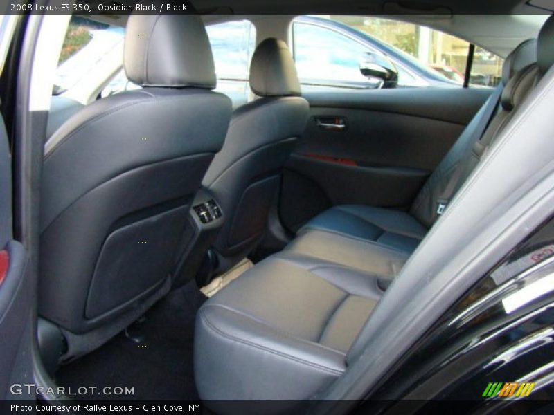 Obsidian Black / Black 2008 Lexus ES 350