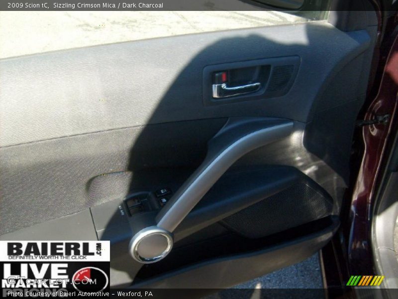 Sizzling Crimson Mica / Dark Charcoal 2009 Scion tC