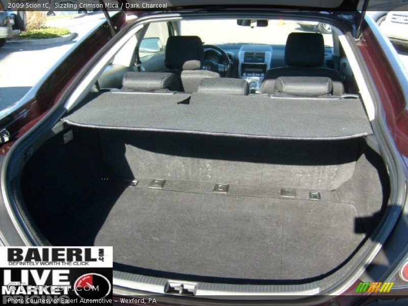 Sizzling Crimson Mica / Dark Charcoal 2009 Scion tC