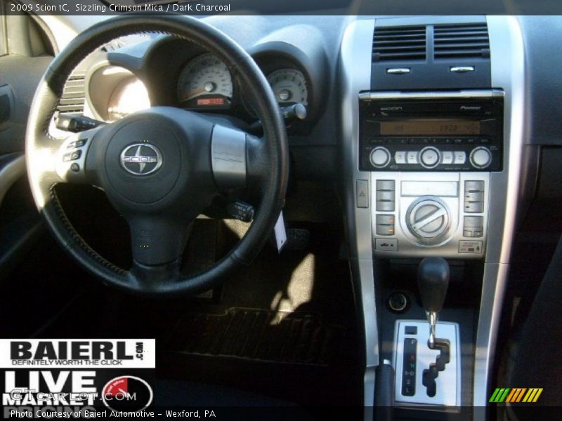 Sizzling Crimson Mica / Dark Charcoal 2009 Scion tC