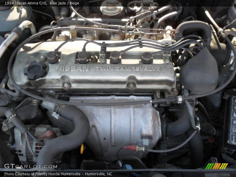  1994 Altima GXE Engine - 2.4 Liter DOHC 16-Valve 4 Cylinder