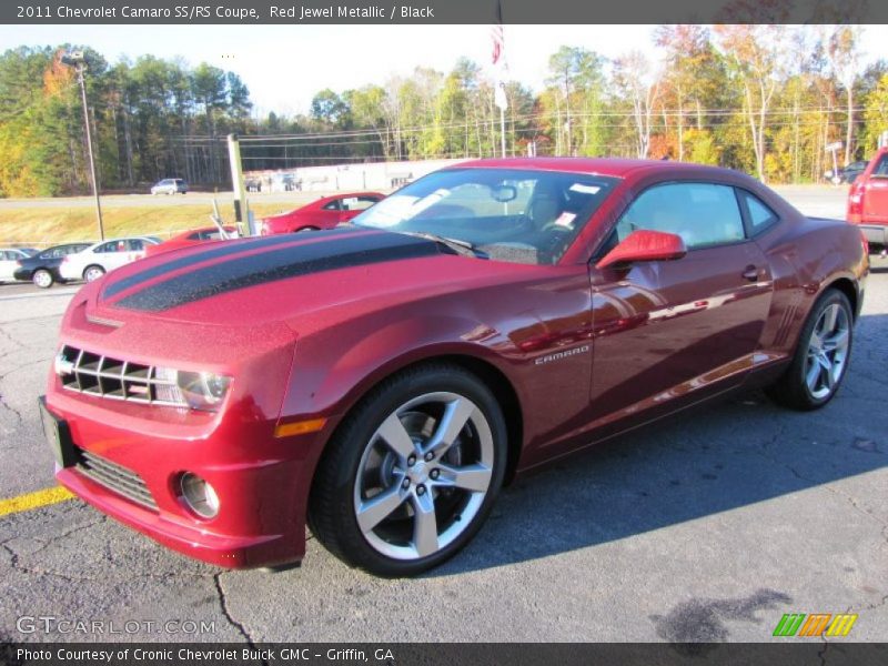 Red Jewel Metallic / Black 2011 Chevrolet Camaro SS/RS Coupe