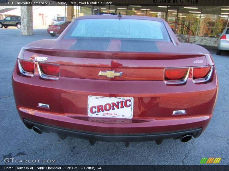 Red Jewel Metallic / Black 2011 Chevrolet Camaro SS/RS Coupe