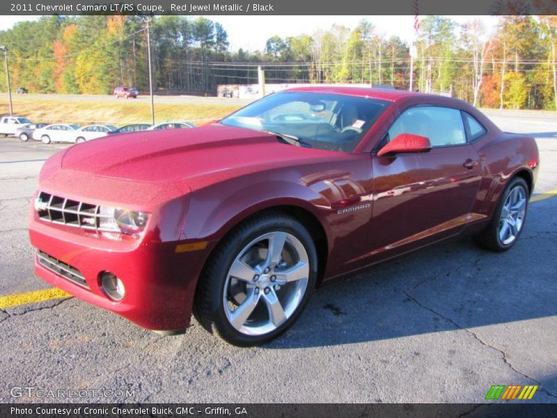 Red Jewel Metallic / Black 2011 Chevrolet Camaro LT/RS Coupe