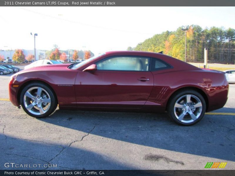 Red Jewel Metallic / Black 2011 Chevrolet Camaro LT/RS Coupe