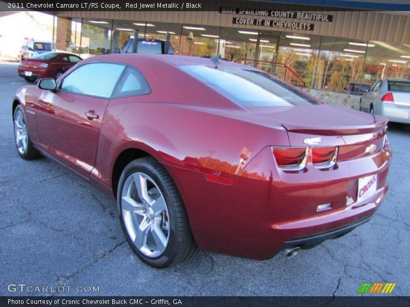 Red Jewel Metallic / Black 2011 Chevrolet Camaro LT/RS Coupe