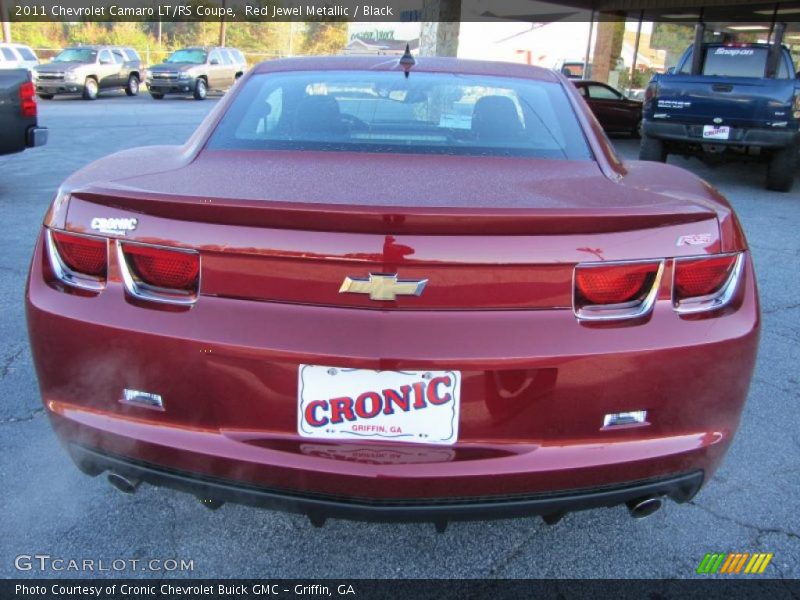 Red Jewel Metallic / Black 2011 Chevrolet Camaro LT/RS Coupe