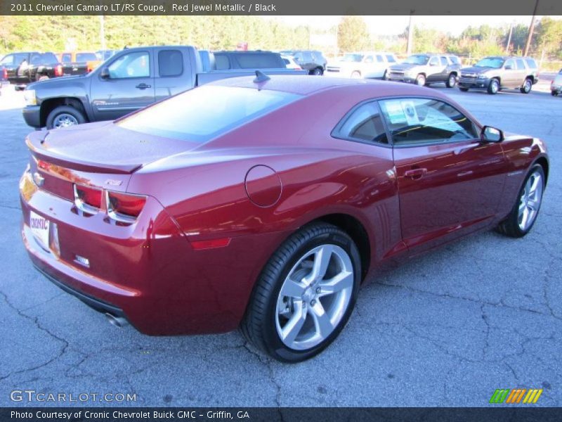 Red Jewel Metallic / Black 2011 Chevrolet Camaro LT/RS Coupe