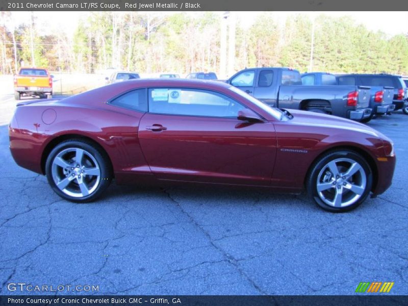 Red Jewel Metallic / Black 2011 Chevrolet Camaro LT/RS Coupe