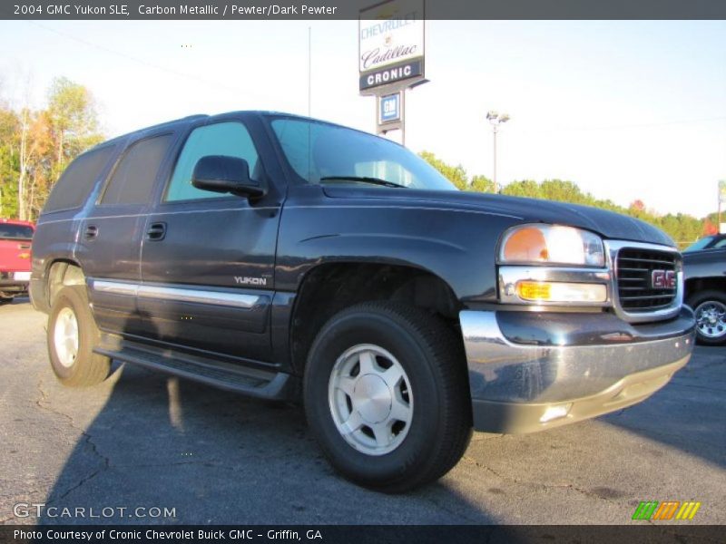Carbon Metallic / Pewter/Dark Pewter 2004 GMC Yukon SLE