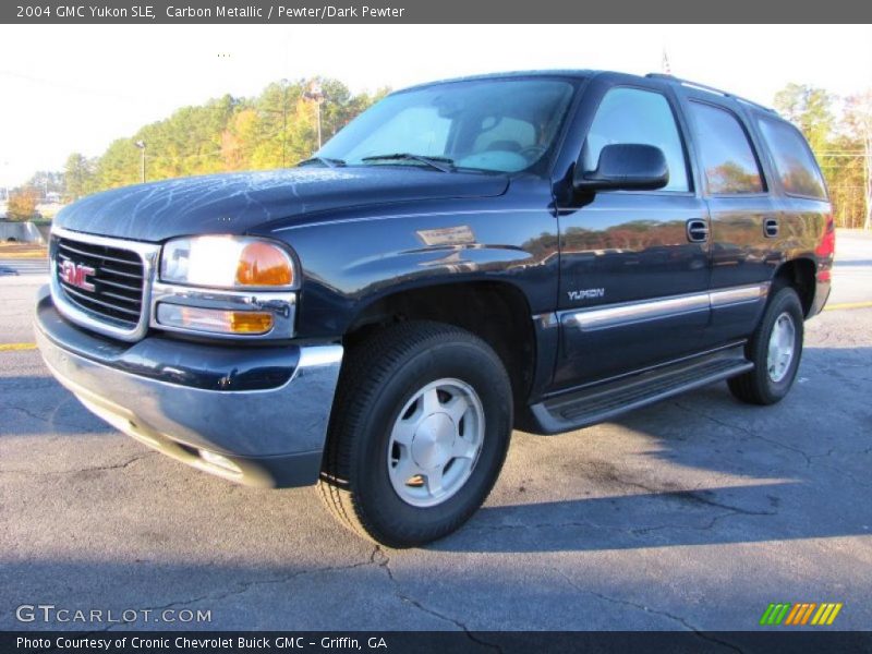Carbon Metallic / Pewter/Dark Pewter 2004 GMC Yukon SLE