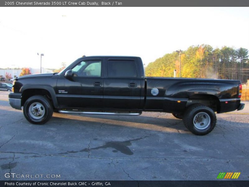 Black / Tan 2005 Chevrolet Silverado 3500 LT Crew Cab Dually