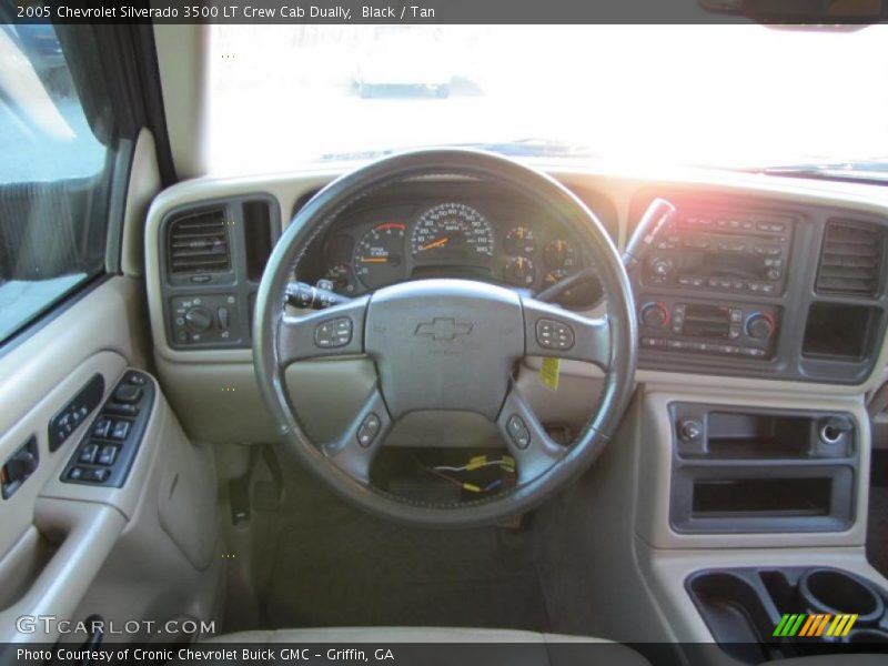 Black / Tan 2005 Chevrolet Silverado 3500 LT Crew Cab Dually