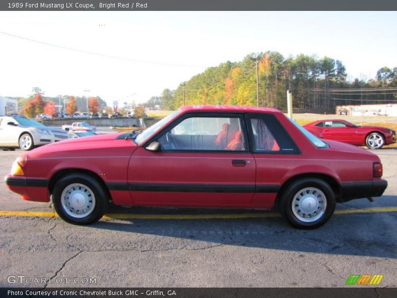  1989 Mustang LX Coupe Bright Red