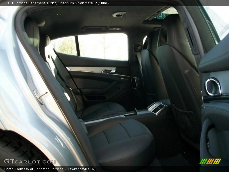Platinum Silver Metallic / Black 2011 Porsche Panamera Turbo