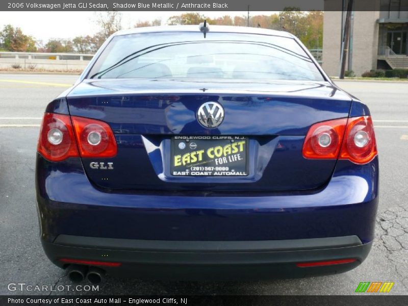 Shadow Blue Metallic / Anthracite Black 2006 Volkswagen Jetta GLI Sedan