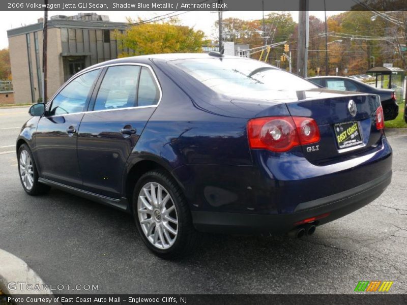 Shadow Blue Metallic / Anthracite Black 2006 Volkswagen Jetta GLI Sedan