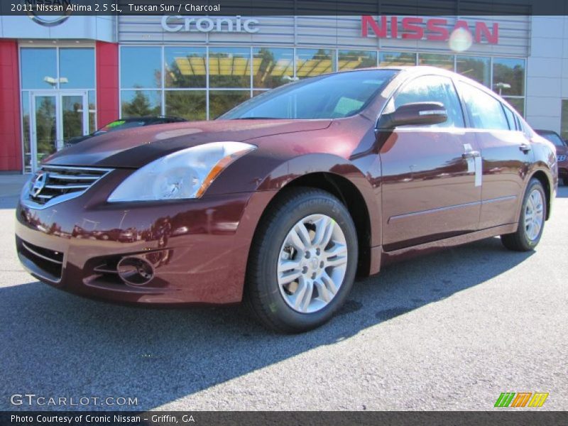 Tuscan Sun / Charcoal 2011 Nissan Altima 2.5 SL