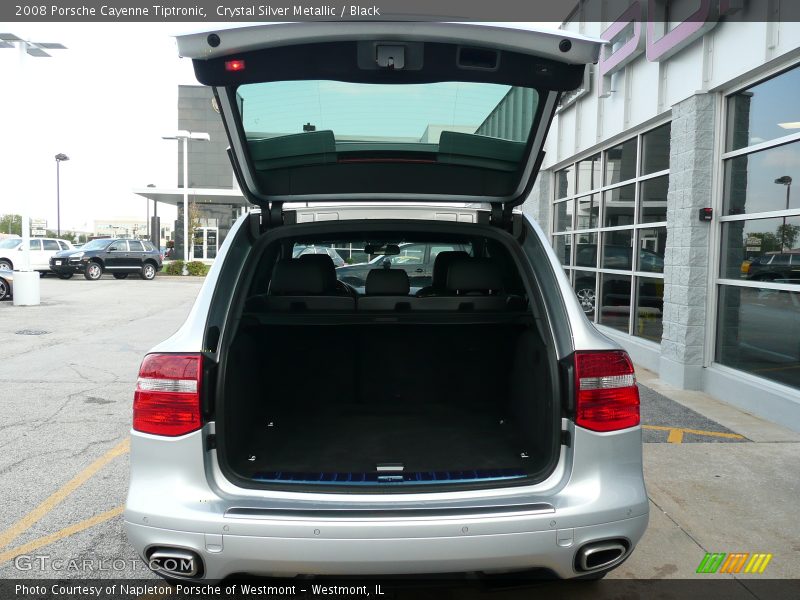 Crystal Silver Metallic / Black 2008 Porsche Cayenne Tiptronic