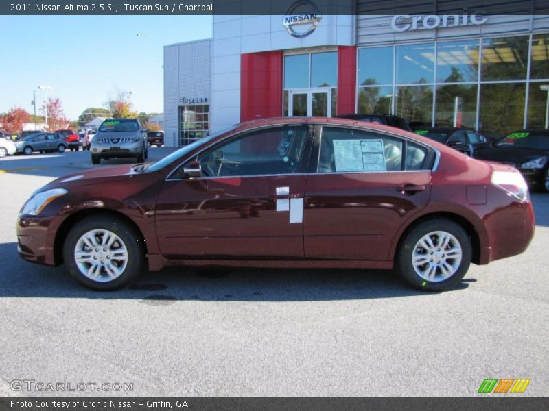 Tuscan Sun / Charcoal 2011 Nissan Altima 2.5 SL