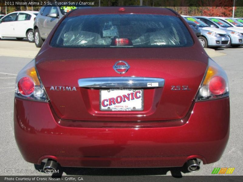 Tuscan Sun / Charcoal 2011 Nissan Altima 2.5 SL