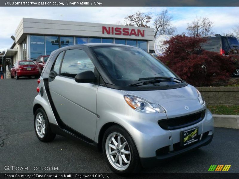 Silver Metallic / Grey 2008 Smart fortwo passion coupe