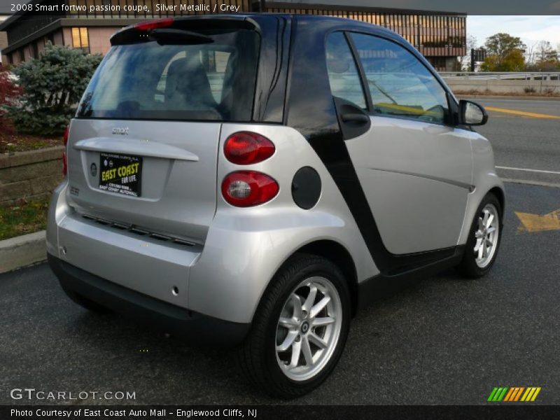 Silver Metallic / Grey 2008 Smart fortwo passion coupe