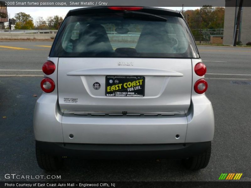 Silver Metallic / Grey 2008 Smart fortwo passion coupe