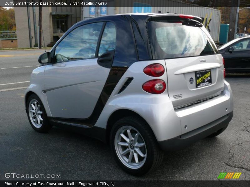 Silver Metallic / Grey 2008 Smart fortwo passion coupe