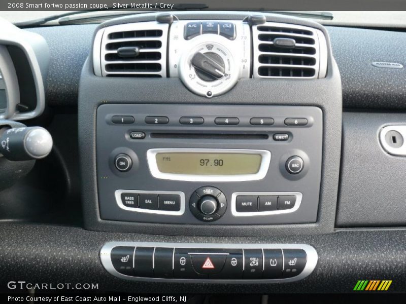 Silver Metallic / Grey 2008 Smart fortwo passion coupe