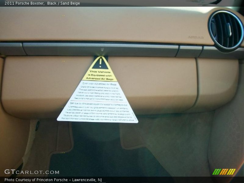 Black / Sand Beige 2011 Porsche Boxster