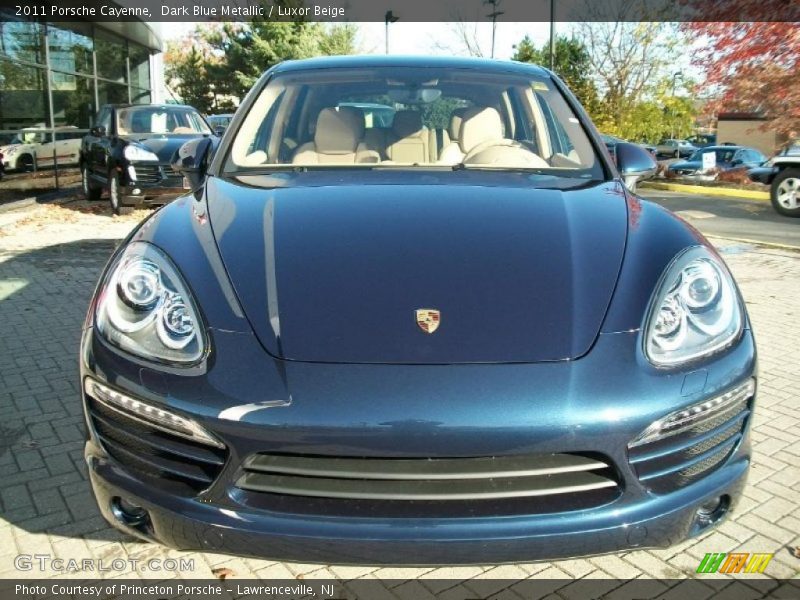 Dark Blue Metallic / Luxor Beige 2011 Porsche Cayenne
