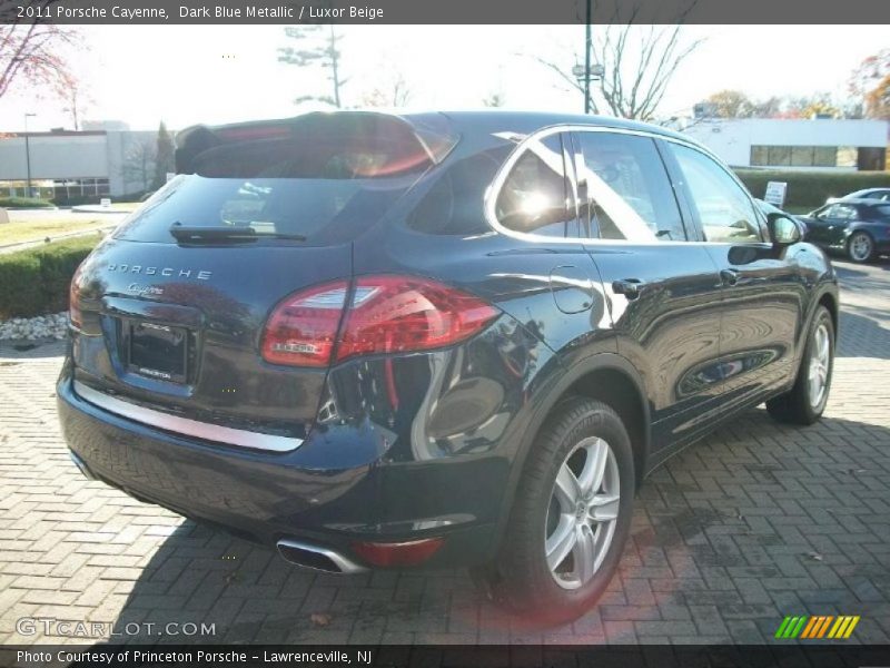 Dark Blue Metallic / Luxor Beige 2011 Porsche Cayenne
