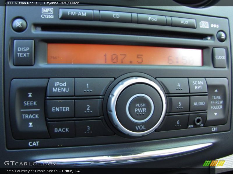 Cayenne Red / Black 2011 Nissan Rogue S