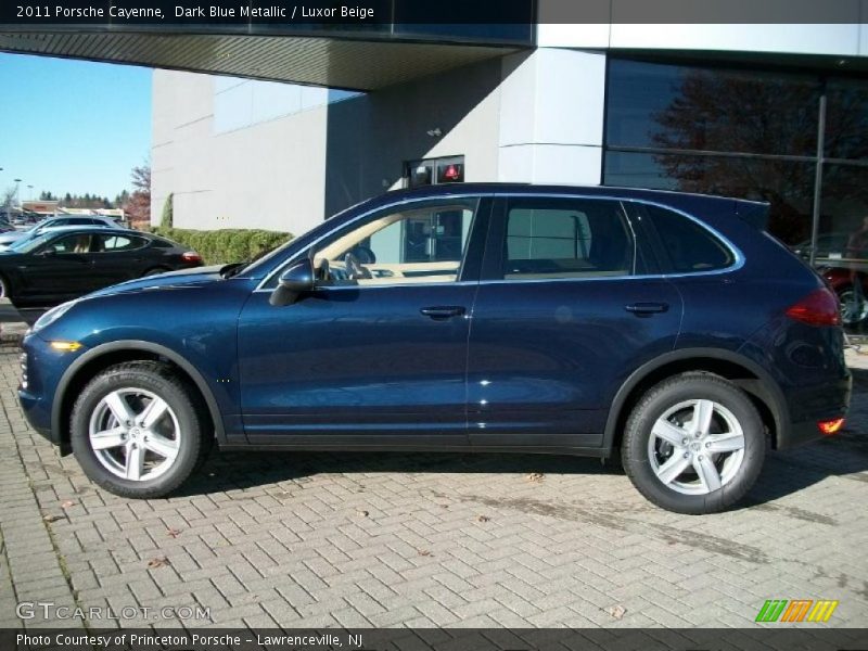 Dark Blue Metallic / Luxor Beige 2011 Porsche Cayenne