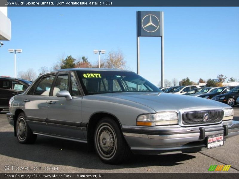 Light Adriatic Blue Metallic / Blue 1994 Buick LeSabre Limited