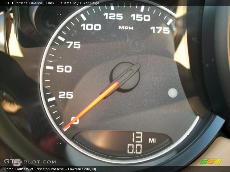 Dark Blue Metallic / Luxor Beige 2011 Porsche Cayenne