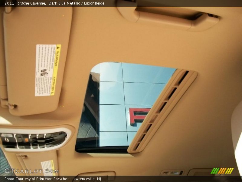 Sunroof of 2011 Cayenne 