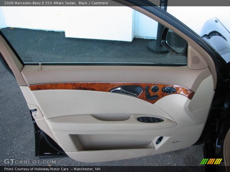 Black / Cashmere 2008 Mercedes-Benz E 350 4Matic Sedan