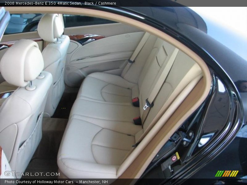 Black / Cashmere 2008 Mercedes-Benz E 350 4Matic Sedan