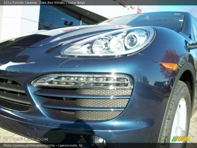Dark Blue Metallic / Luxor Beige 2011 Porsche Cayenne