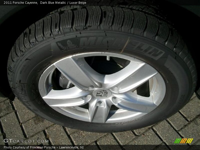 Dark Blue Metallic / Luxor Beige 2011 Porsche Cayenne