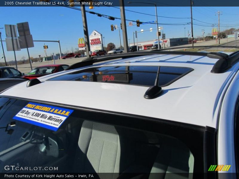 Summit White / Light Gray 2005 Chevrolet TrailBlazer LS 4x4