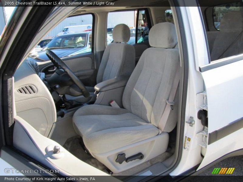 Summit White / Light Gray 2005 Chevrolet TrailBlazer LS 4x4