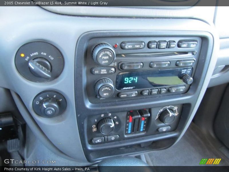 Summit White / Light Gray 2005 Chevrolet TrailBlazer LS 4x4