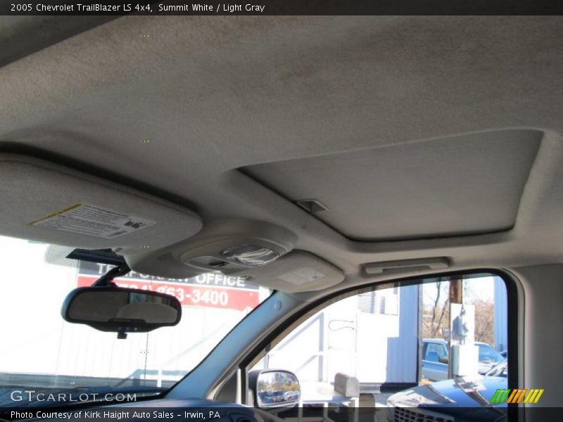 Summit White / Light Gray 2005 Chevrolet TrailBlazer LS 4x4