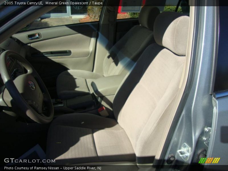 Mineral Green Opalescent / Taupe 2005 Toyota Camry LE