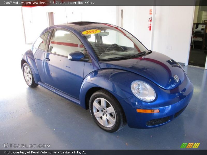 Laser Blue / Grey 2007 Volkswagen New Beetle 2.5 Coupe